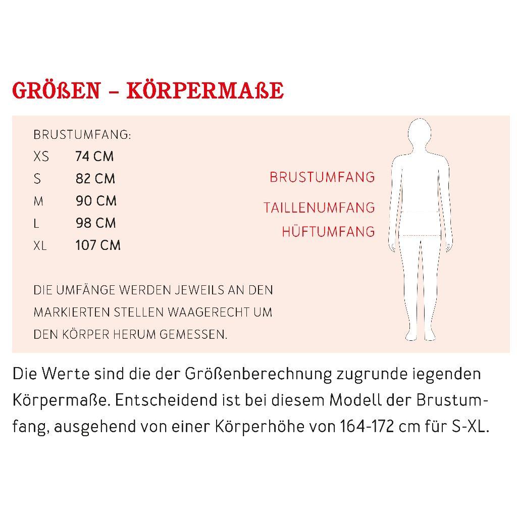 Papierschnittmuster Body Frau Becky XS-XL
